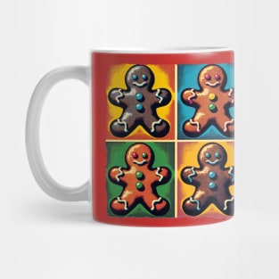 Gingerbread Groove: A Pop Art Celebration - Classic Christmas Mug